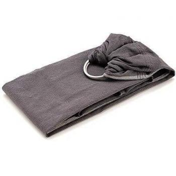 Sling tissé sans nœud en coton biologique gris anthracite Néobulle