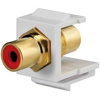 Rutenbeck Rot-SW Adapter für KMK‑Cinch Netzwerke