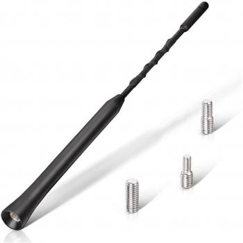 Antena techo TRAESIO 23 cm (repuesto) con soporte FM/DAB