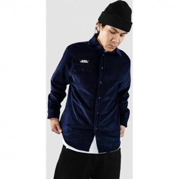 Casual Cord Shirt Blauw by Blue Tomato