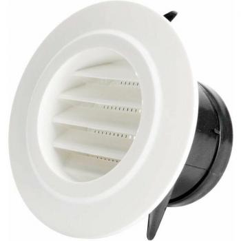 Gorgogliatore 75 mm ABS con griglia protettiva e foro aria 75 mm