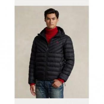 Polo Ralph Lauren Bomber Terra Hombre – Negro, Ligero, Poliéster Reciclado