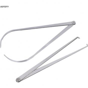 Precision Steel Inside‑Outside Caliper Pair