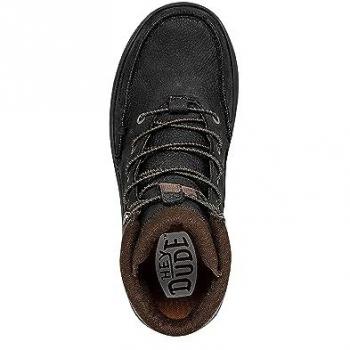 Hey Dude Schnürschuhe Bradley Boot Leder 40189-001 Schwarz 41 Herren