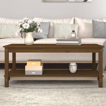 VidaXL: Coffee Table 110x55x45 cm Honey Brown Solid Wood Pine