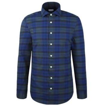 Regular Fit Hemd mit Kentkragen in Marine