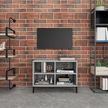 VidaXL TV-Stand mit grauen Metallbeinen Sonoma 69,5x30x50 cm
