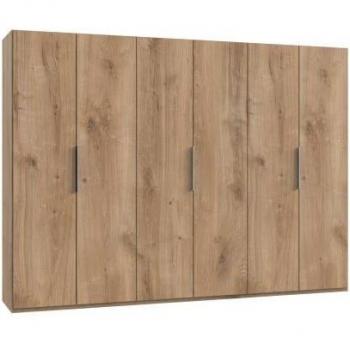 Wimex Level “Fresh to go” Kleiderlager – 6‑Stück, 3 m × 2,16 m × 0,58 m, Eichenfarbe Braun,