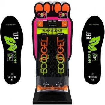 Plantilla Neh Feet Ecofresh Negra Talla L 1 Par para Calzado Tallas 43-46