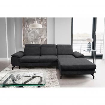 Ecksofa WERK2 “Panama L‑Form” – verstellbare Kopfteile