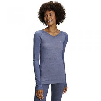 FALKE Wool-Tech Light Langarmshirt für Damen blau L