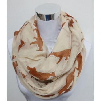 Foulard circulaire en renard