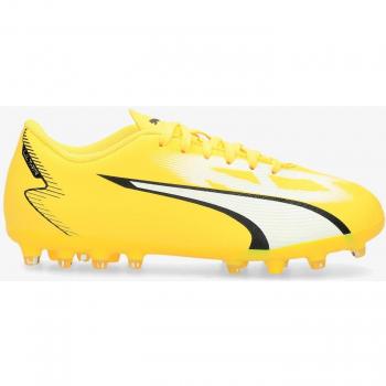 Bota Puma Ultra Play MG JR Amarillo/Blanco
