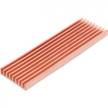 M.2 2280 Copper Heat Sink with Thermal Adhesive
