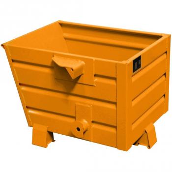 Réservoir d'empilage de copeaux Bauer Südlohn BSL 30 couleur orange-jaune