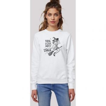 Halloween Witch F4NT4STIC Damen‑Sweatshirt 3XL – Weiß – Premium Qualität, 85 %