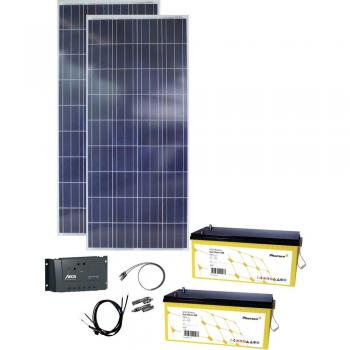 Phaesun Rise 600396: Sistema Solare 300 Wp con Caricabatterie