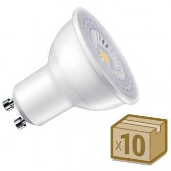Lâmpada LED GU10 7W, Branco Frio – Pacote com 10 unidades