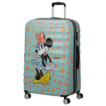 Valigia a Rotelle Rigida American Tourister Wavebreaker Disney Minnie Pastel Dots 77 cm 96 L