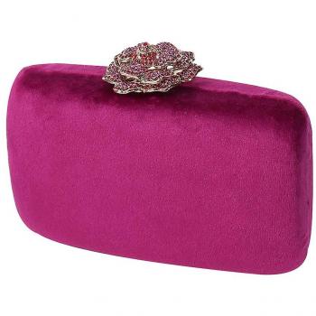 Bolso de Fiesta Clutch Púrpura