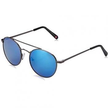 Sunoptic Montana Unisex Sonnenbrille, Grau (Gunmetal/Revo Blue)