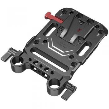 SmallRig V Mount Battery Rod Clamp V Lock Battery Adapter for Camera Power