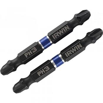IRWIN® Phillips Double-Ended Impact Screwdriver Bits PH3 60mm (Pack of 2)