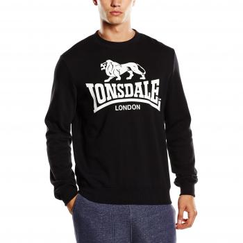 Sudadera Lonsdale Hombre Crewneck Gosport Negra