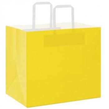 Bolsa de Papel Kraft VidaXL 50 Unidades – 32×22×28 cm, Colores Variados (Azul/Verde/Blanco)