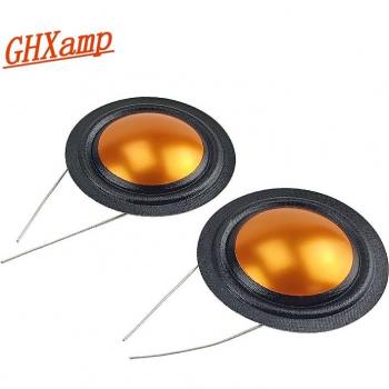 Ghxamp 25,9 mm 4 Ω Tweeter Diaphragme Soie + Titane – Pack de Pièces Remplacement Fil Ronde