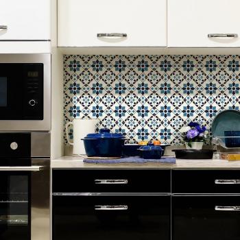 Stickers Carrelage Adhésif pour Cuisine et Salle de Bain