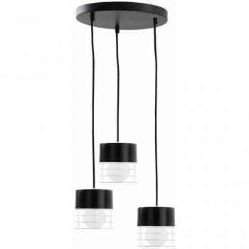 Mao Cluster Ceiling Light, 32 cm, Black, 3 × E27