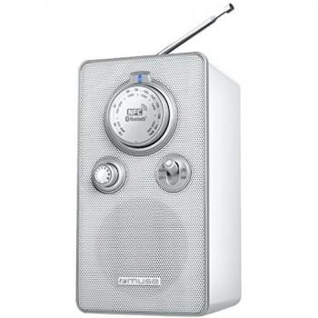 Muse Radio M‑099 BW – 11,5 × 23 cm, Color Blanco