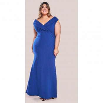 Goddiva Front Wrap Maxi Dress
