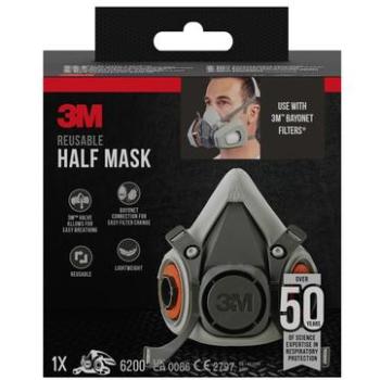 Masque de protection respiratoire 3M 6200