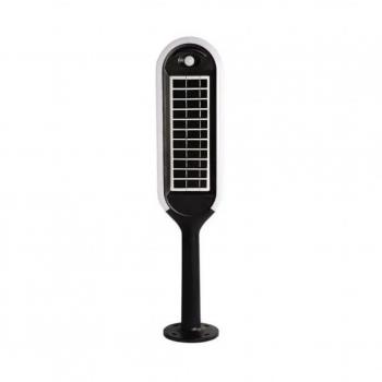 Piantana LED solare 5W bianca e nera 4000K