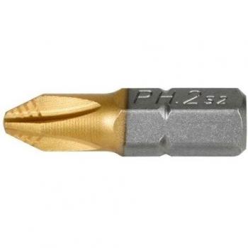 Puntas de 25Mm Titanium Pozi Nº2 Juego de 2