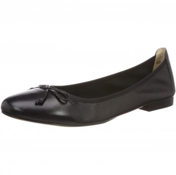 CAPRICE Damen Tasina Ballerinas Schwarz Black Nappa 22 42 EU (Geschäft)