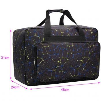 Sac de rangement robuste pour machine à coudre et projets de crochet