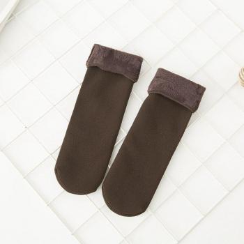 Chaussettes de Couchage en Laine Épaissie