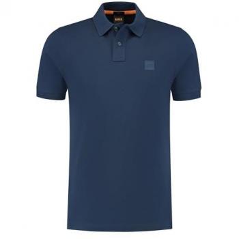 Boss Passenger Short Sleeve Polo Open Blue male XL