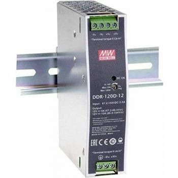 Convertisseur pour rail DIN Mean Well DDR-120B-48