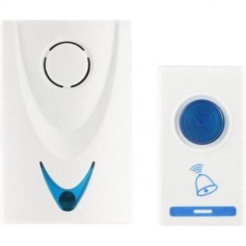Sonnette de porte sans fil avec télécommande musicale
