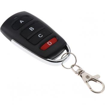 Wireless 4-Button Remote Control for Garage Door 12V