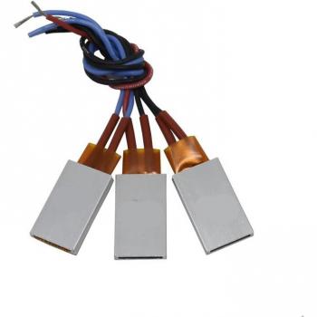 Elemento calefactor miniatura para rizadores, 80-220°C, PTC, 12V