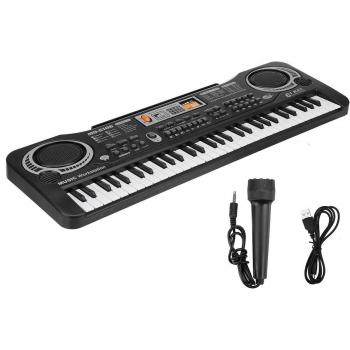 61-Key Digital Keyboard with Microphone