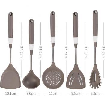 Extended Silicone Kitchen Shovel Set
