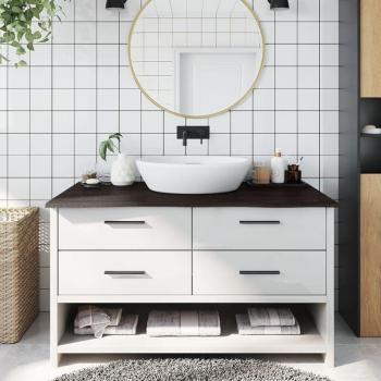 Encimera de Baño TORANA 100x50 cm Madera Maciza