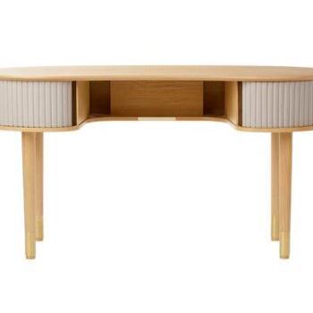Moderner Computertisch für Home Office, 100 x 54 x 75 cm, Eiche