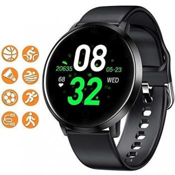 K12 Black Waterproof Smartwatch